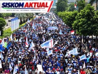 50 Ribu Buruh Gelar Aksi di Jakarta, Bawa 11 Tuntutan RUU Ketenagakerjaan