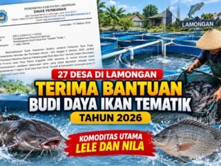 27 Desa di Lamongan Masuk Program Bantuan Budi Daya Ikan Tematik 2026.